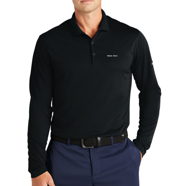 Long Sleeve Polo Dri Fit Thumbnail